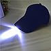 5 LED Light Baseball Cap Hat - Best Hands Free Solution - Camping - Hiking - Walking - Jogging - Plumbing - Auto Mechanics - High Beam Lights，Hands-Free Flashlight (Blue)