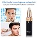 KINGDOMCARES Professional Nose & Ear Hair Trimmer for Men Women Electric Nostril Nasal Hair Clippers Trimmers Remover Stainless Steel Blades Painless Trimming Removal Battery-Operated with LED Light