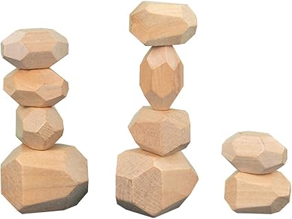 wooden balancing blocks