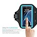 iPhone X/Galaxy S7 / S10 Edge Armband - LOVPHONE Easy Fitting Sport Running Exercise Gym Sportband with Key Holder & Card Slot,Water Resistant and Sweat-proof (Blue)