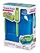 Sistema Lunch Collection Snack Box 2 Pack, Blue/Green/Pink