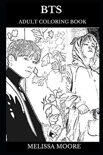 BTS Adult Coloring Book: Legendary K-Pop Boy Band and Grammy Award Winners, Cultural Music Icons and Prodigy Teens Inspired Adult Coloring Book (BTS Books) Paperback – June 17, 2019
