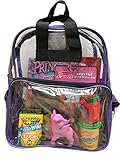 BusyBags - Activity Travel Bags for Kids - Boys & Girls Bags - Hours of Quiet Activities - Durable See Through Backpack - Keep Kids Busy on Airplanes, Road Trips, etc. (Girls 2)