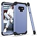 BENTOBEN Case for Samsung Note 9, 3 in 1 Hybrid Hard PC Soft Rubber Heavy Duty Rugged Bumper Shockproof Anti Slip Three Layers Full Body Protective Phone Cover for Samsung Galaxy Note 9, Light Blue