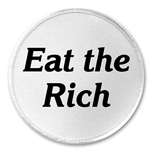 Eat the Rich 3" Sew On Patch Nixon Anarchist Anti Capitalist Communist Fascism
