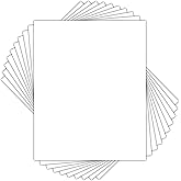 Golden State Art, Pack of 10 Uncut 16x20 White Mats Matboards, Acid Free Backing Matt Board for Photos, Frames, DIY Projects