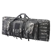 ARMYCAMOUSA 42 Inch Double Rifle Bag Outdoor Tactical Carbine Cases Water dust Resistant Long Gun Case Bag for Hunting Shooting Range Sports Storage and Transport