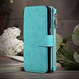 Galaxy Note 5 Case, Note 5 Case iNNEXT Note 5 Wallet Case Premium PU Leather Folio Book Style Multiple Card Slots Cash Pocket with Magnetic Closure Case Cover for Samsung Galaxy Note 5 (Green)