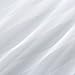 Kitchen Tier Curtains 24 inch White Tier Curtains for Bathroom Striped Cafe Curtains Sheer Small Curtains Grommet Top, 2 Panels