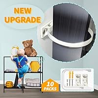 Upgrade Furniture Straps for Baby Safety,Anti-Tip Wall Anchors Kit for Cabinet,Dresser,Bookshelf and TV Stand (10 PACK)