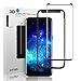 Galaxy S8 3D Curved Tempered Glass Screen Protector, Otium Exact Design 100% Full Screen Coverage, HD Clear, Anti-Scratch, Anti-Fingerprint, Case Friendly, Bubble Free, Black