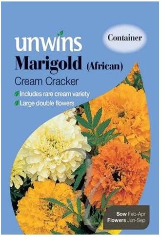 Unwins Marigold African Cream Cracker Seeds