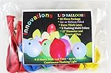 LED Balloons 20 PACK with 5 colors and all flash different colors - the ultimate balloons for party - for a memorable occasion (kid/children safe)
