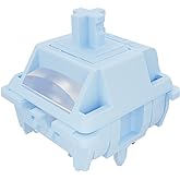 GATERON Smoothie Series Keyboard Switches(Sea Salt Smoothie,105PCS) | Linear,RGB LED,5 Pin,Factory Pre-lubed,Full POM Material,compatible for MX Mechanical Keyboard