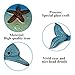 LIFFY Metal Dolphin Wall Decor - Metal Fish Wall Art - Glass & Metal Ocean Wall Decor - Dolphin Metal Wall Art Sculpture for Pool Bathroom