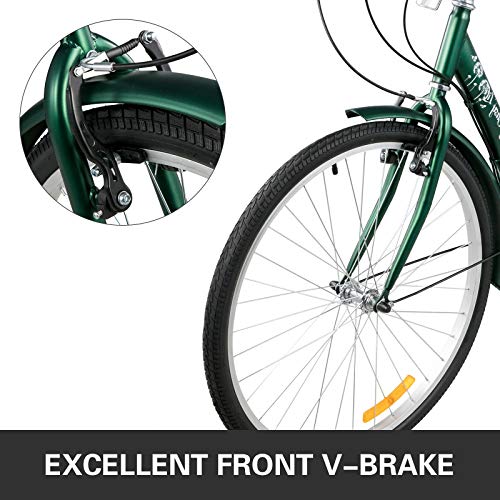 image for Bkisy Tricycle Adult 26'' 7-Speed 3 Wheel Bikes for Adults Three Wheel