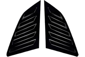 BGGJJ Compatible With AUDI A3 S3 RS3 8V 2012-2019 4-Door Sportback Rear Window Louvers A3 TFSI TDI S-line Rear Triangle Windo