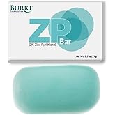 Burke Pharmaceuticals ZP Cleansing Bar with Zinc Pyrithione, 2% - Unisex Skin Cleaning Agent, Bar