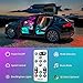 Govee Car Interior Lights with Remote and Control Box, Upgraded 2-in-1 Design Interior Car LED Lights with 32 Colors, 48 LEDs Lighting Kit Sync to Music with Super Length Wires for Various Car, DC 12Vthumb 3