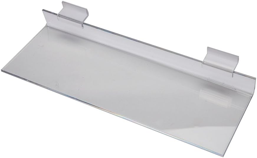 Acrylic Slatwall Shelf 12" x 4"