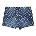 Blostirno Women's Denim Shorts Cuffed Short Jeans Pants