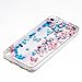 iPod Touch 6 Case, Firefish Thin Sparkle Flexible TPU Gel Silicone [Ultra Thin] [Scratch Resistances] Back Cover Shell for Apple iPod Touch 6 -Flower
