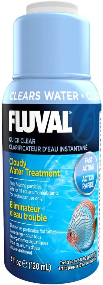 Fluval Quick Clear Aquarium Water Clarifier 120 ml Freshwater