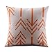 HL HLPPC Arrows Throw Pillow Case Retro Orange Bold Arrows Cotton Linen Cushion Cover 18 x 18 Inches Standard Square Decorative Pillow Cover for Sofa and Bed One Side Print