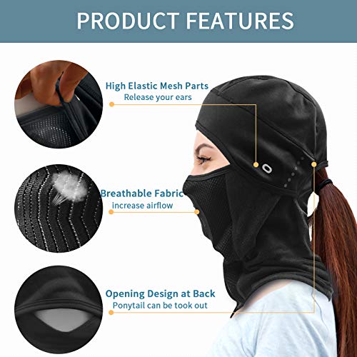 KINGBIKE Balaclava Ski Mask Motorcycle Running Full Face Cover
