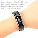 Beasyjoy Fitness Tracker with Heart Rate Monitor Waterproof Sports Bracelet Activity Run Exercise Tracking Armband Step Walking Counter Wireless Wristband Pedometer for iOS and Android Black