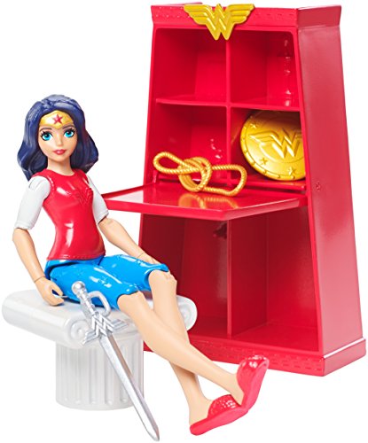 DC Super Hero Girls Wonder Woman Action Figure Bedroom Set, 6"
