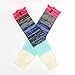 VIGVOG Women Boho Knitted Boot Gaiters Long Leg Warmer (Rainbow)