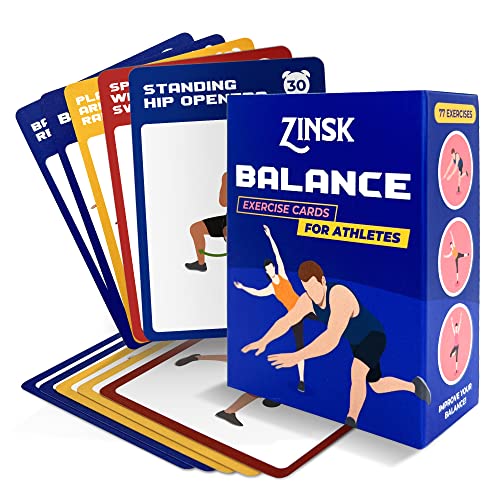 Balance Exercise Cards for Athletes 75+ Workout Cards to Help Build