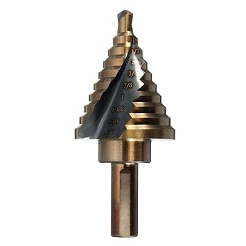 Generic Latest Hot 1/4 to 1-3/8 Inch Step Drill Bit 9mm Round Shank Pagoda Drill/Ladder Drill