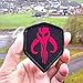 LiZMS - Hook and Loop Fasteners Tactical Patch / STAR WARS / Mandalorian Bantha / Skull Mercenary / 3 x 2.45 inches