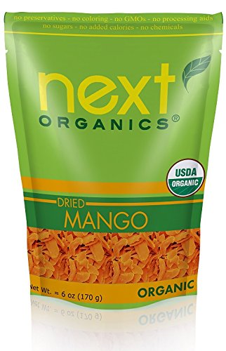 Next Organics Dried Mango, Organic, 6 Ounce