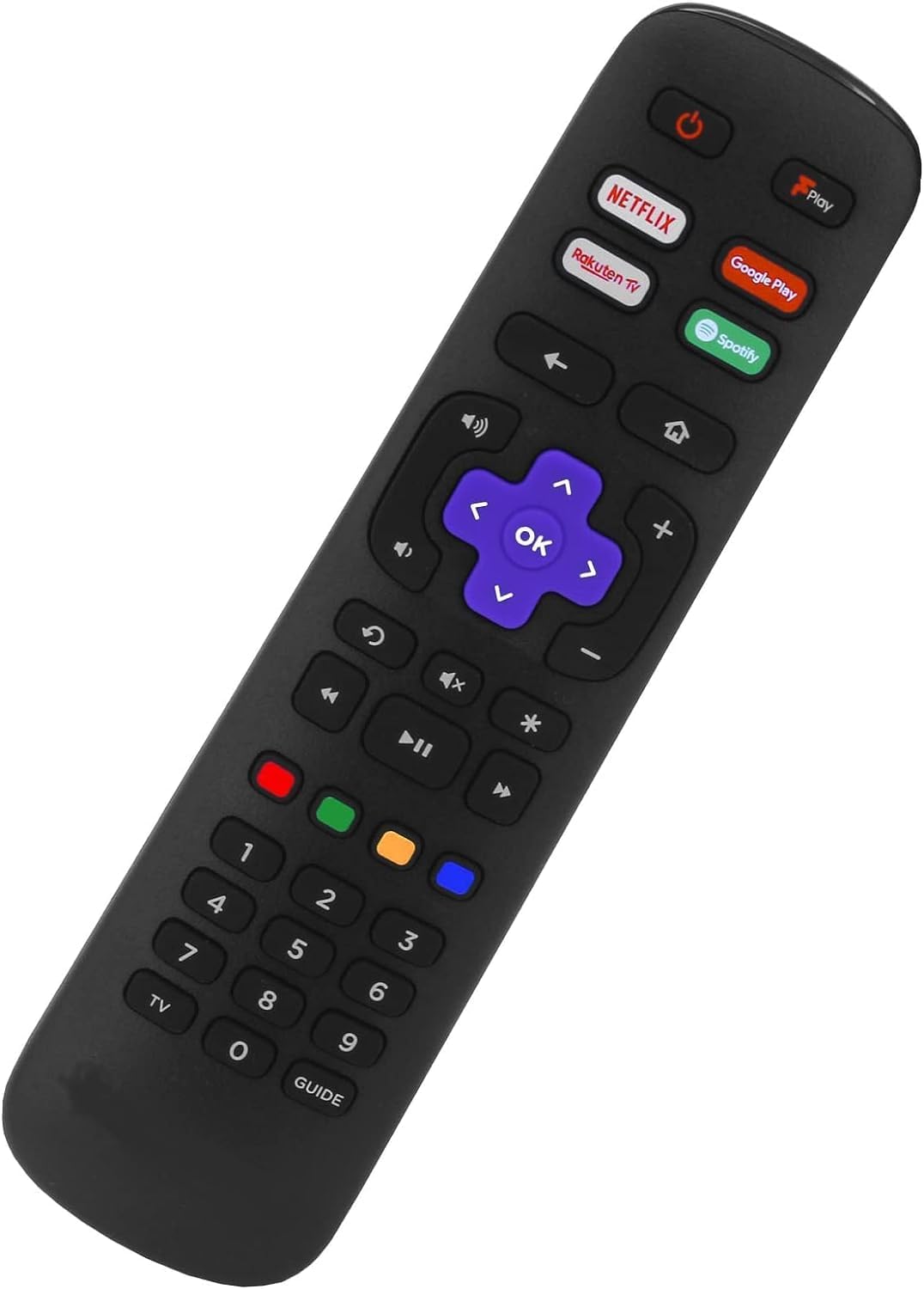 Replacement Remote Control for Hisense Roku TV B7120 Series - Compatible with R43B7120UK, R50B7120UK, R55B7120UK, R65B7120UK - Simplified TV Control Solution