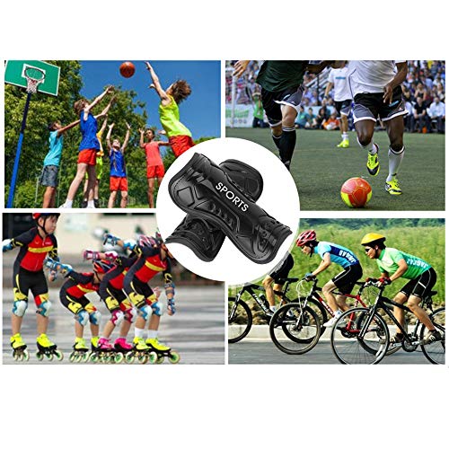 unkonwn Antoyo Shin Guards Soccer Youth/Shin Guards Soccer Adult, Lightweight Breathable Boys Shin Guards Soccer Youth Necessary Football Equipment Soccer Shin Guards for Safety-White-m - Thumbnail 6