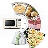 COMFEE-Retro-Style-800-w-20-L-Microwave-Oven-with-8-Auto-Menus-5-Cooking-Power-Levels-and-Express-Cook-Button-Apricot-Cream-CM-M202RAFCM COMFEE' Retro Style 800w 20L Microwave Oven with 8 Auto Menus, 5 Cooking Power Levels, and Express Cook Button - Apricot…