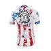 Uriah Men's Cycling Jersey Short Sleeve Reflective USA Style Size XXXL(CN)