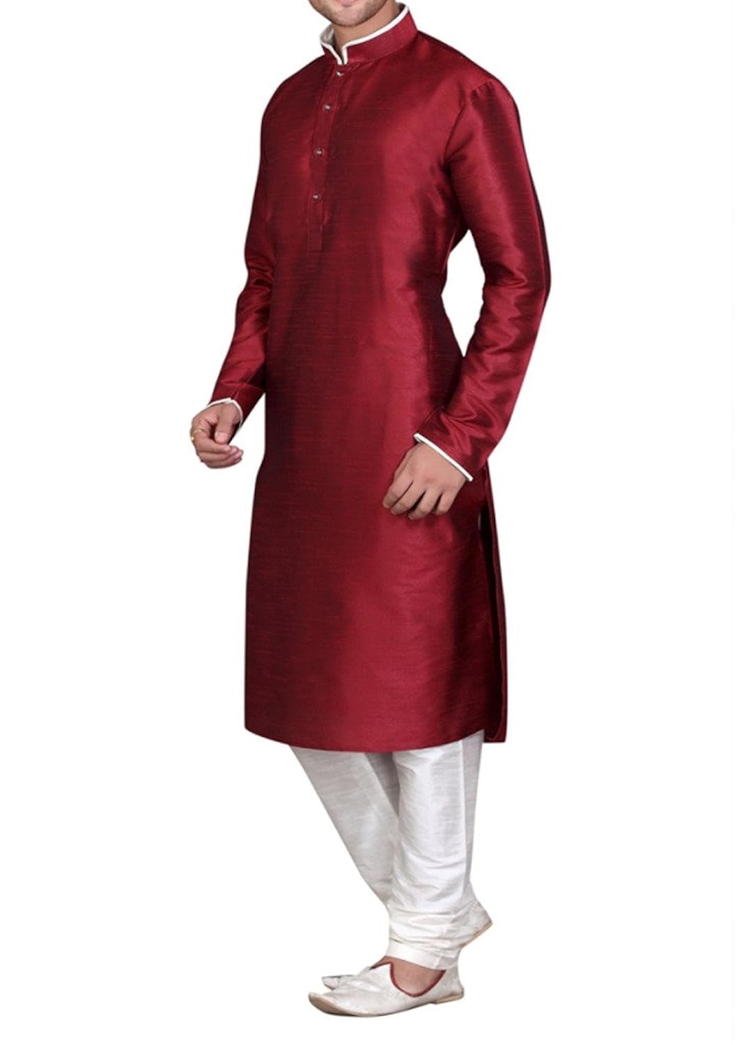 larwa men's festive party wear kurta and pyjami set