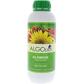 Algoflash All Purpose Formula - Liquid Fertilizer &amp; Plant Food 1-Liter Bottle