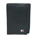 Tommy Hilfiger Men's Genuine Leather Oxford Slim Trifold Wallet