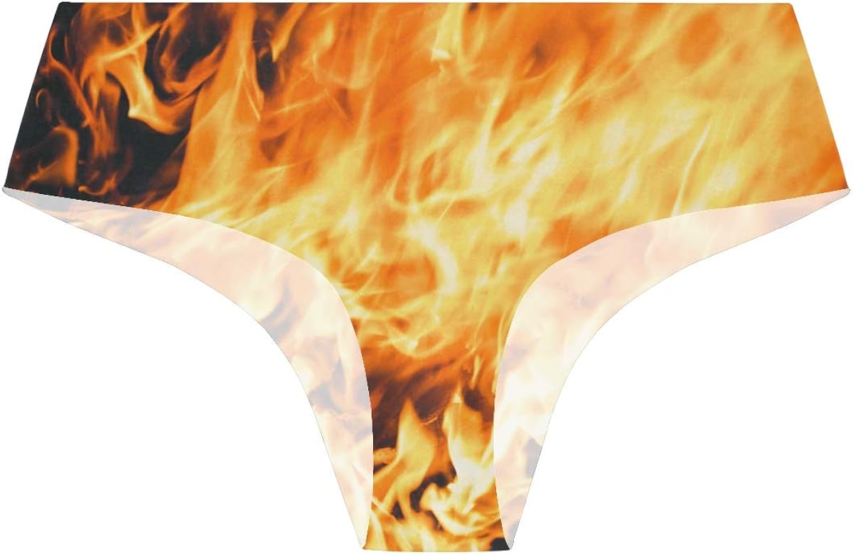 Randolph Wordsworth Bright Flame of Fire Womens Stretch Seamless