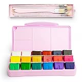 MIYA Gouache Paint Kit, 18 Colors x 30 Milliliter