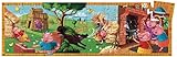 Djeco / Shaped Box Puzzle, The Three Little Pigs