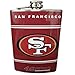 San Francisco 49ers Classic Logo Red Stainless Steel 8oz Flask
