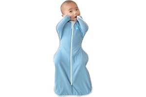 Love to Dream Swaddle UP, Baby Sleep Sack, Self-Soothing Swaddles for Newborns, 8-13 lbs, Snug Fit Helps Calm Startle Reflex, New Born Essentials for Baby, Dusty Blue
