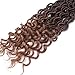 3 Packs/Lot Faux Locs Crochet Hair Braids 24 Roots/Pack Goddess Faux Locs with Curly Ends Deep Wave Crochet Twist Synthetic Braiding Hair Extension (3 Packs,1B/30)