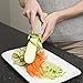 2 In 1 Bonke Vegetable Peeler and Julienne Peeler Set - Stainless Steel Blade - Perfect for Carrot, Apple, Fruit, Potato Peeler - Spiral Vegetable Slicer Spiralizer